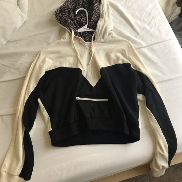 Beach Riot Color-block Leopard Hoodie - Picture 2 of 3